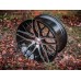 1AV ZX11  20x10.0 ET25/ET42 BLACK POLISHED