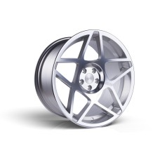 3SDM 0.08 20x9.0 20x10.5 5x114.3  Silver Polished