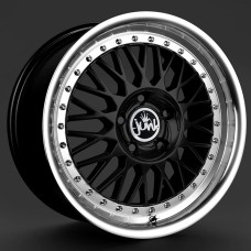 JUNK D4VE 17x7.5 4x100 ET35 BLACK POLISHED