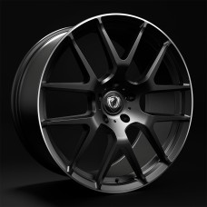 CADES COMANA 22x9.5 5x112 ET30/ET47 BLACK POLISHED