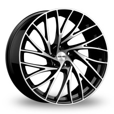 GMP ENIGMA 19x8.5 5x112 BLACK POLISHED
