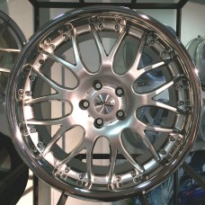 MESH II 17x7.5 4x100 ET37 SILVER POLISHED