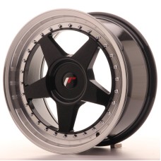 JAPANRACING JR6 17x8.0 BLANK ET35 GLOSSY BLACK