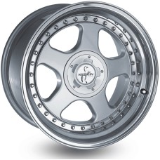 KESKIN KT1 18x8.5 5x100 5x112 ET30  SILVER POLISHED