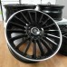 KESKIN KT15 18x8.5 5x112 ET30 GLOSS BLACK POLISHED LIP