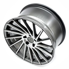 KESKIN KT17 18x8.0 5x100 ET30 PALLADIUM GUNMETAL POLISHED FACE