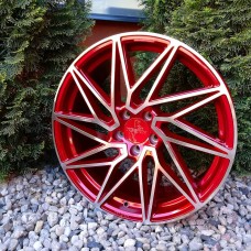 KESKIN KT20 19x8.5 5x112 ET45 72.6 CANDY RED POLISHED