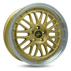 KESKIN KT22 19x8.5 5x100 ET30 72.6 Gold Polished