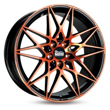 MAM B2 19x8.5 5x112 ET30/ET45 BLACK ORANGE