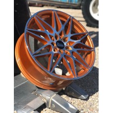 MAM B2 20x8.5 5x112 ET30/ET45 ORANGE POLISHED