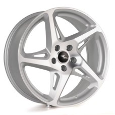 R-4 18x8.0 5x100 ET35 73.1 SILVER POLISHED MATT