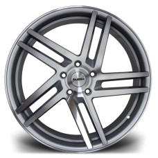 RIVIERA TWIST  20x8.5 20x9.5 5x112 SILVER POLISHED