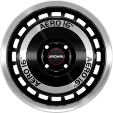 RONAL AREO R50 16x7.5 4x100 ET38 BLACK POLISHED