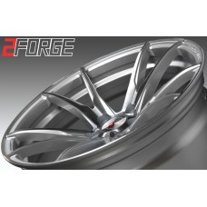 2FORGE ZF2 19x8.5 19x9.5 19x10.5 SILVER POLISHED FACE