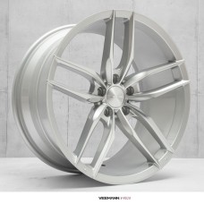 VEEMANN V-FS28 20x8.5 ET35 20x10.0 ET43 5x120 72.6 SILVER POLISHED