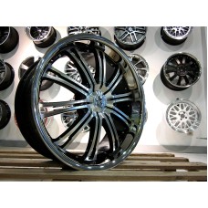 WOLFRACE VERMONT 20x8.5  BLACK POLISHED FACE + POLISHED LIP