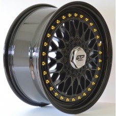 OLDSCHOOL 17x7.5 ET35 4x100 + 4x108 BLACK