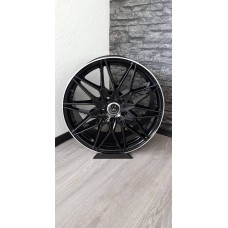 MEISTERWERK MW09 18x8.0 5x112 ET30/ET45 66.6 BLACK POLISHED