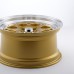 STUTTGART ST6 15x8.0 4x100 ET25 GOLD POLISHED