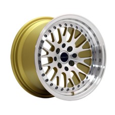 UL10-1590-1GLMF / ULTRALITE WHEELS 15x9 - ET10 - 4x100+114.3 PCD - GOLD MACHINED FACE