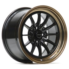 UL12-1582-2BB / ULTRALITE UL12 - 15 x 8.25 INCH - ET20 - 100+108x4 PCD - BLACK + BRONZE COPPER